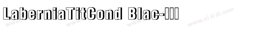 LaberniaTitCond Blac字体转换